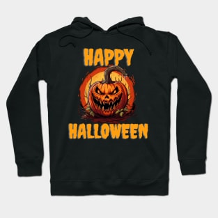 Happy Halloween Pumpkin Cartoon Hoodie